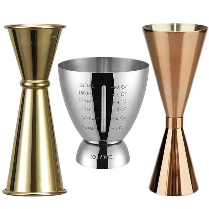 Spirit Measure Jigger - New 30ml/60ml Cocktail Bar Stainless Steel