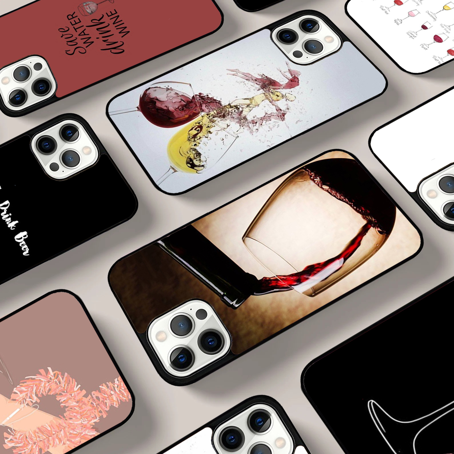 Drink Beer Red Wine Phone Case - огляд і ціна Wine Plus Beer