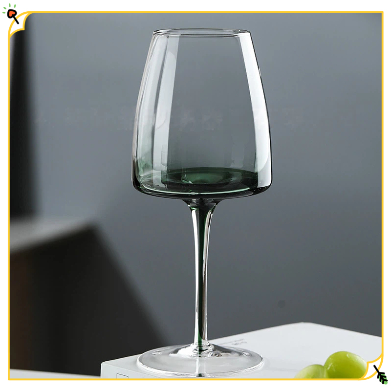 Hand Blown Green Crystal Wine  - огляд і ціна Wine Glass Set Crystal