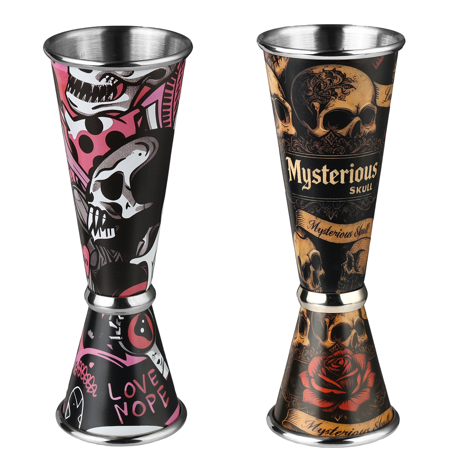 30/60ml Retro Skull Cocktail W - огляд і ціна Spirit Measure Jigger