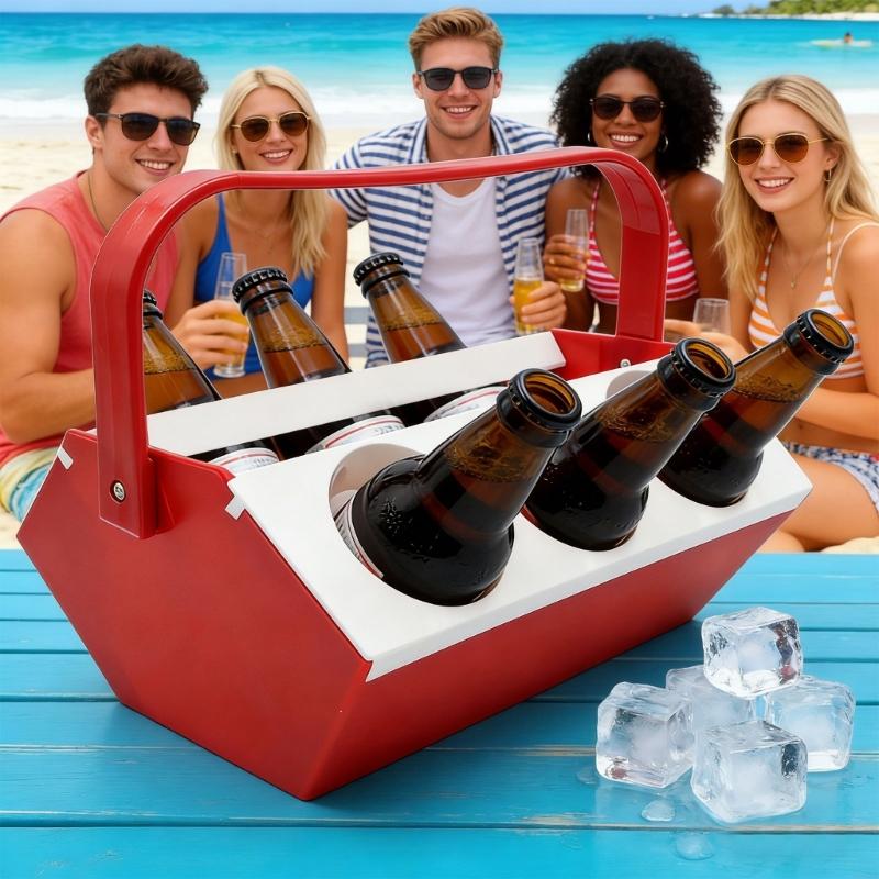 6 Hole Drink Container With Co - огляд і ціна Beer Wine Zone