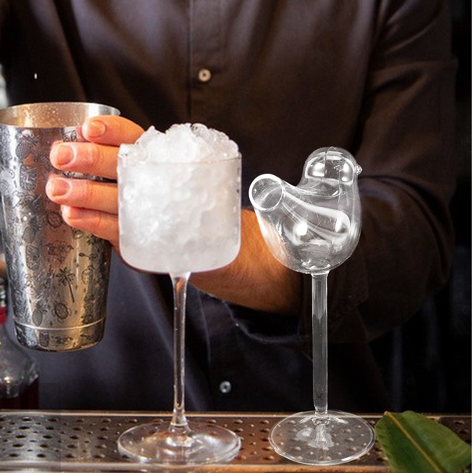4Pcs Smoke Cocktail Glasses Se - огляд і ціна Wine Glass Set Crystal