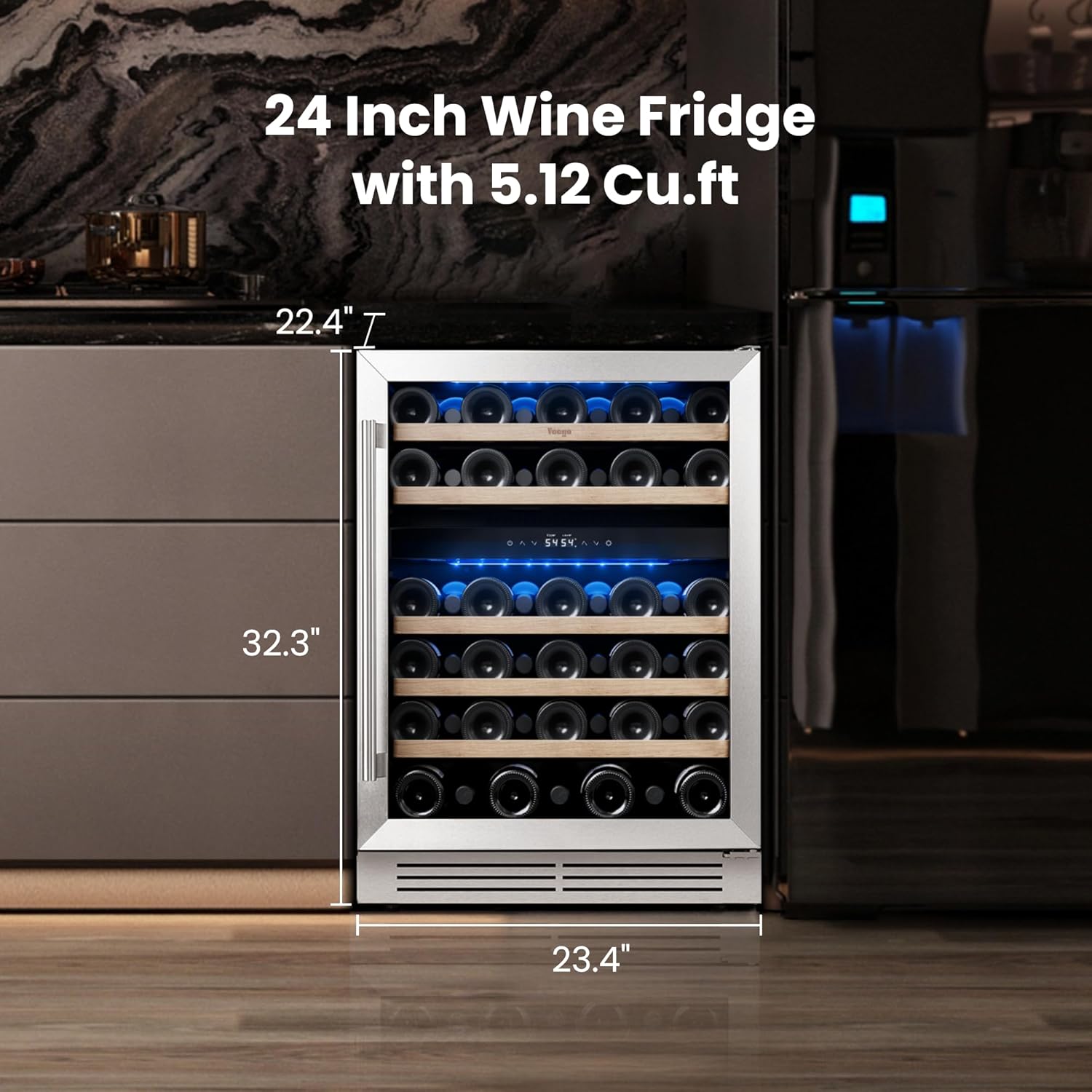 24In Dual Zone Wine Fridge 52  - огляд і ціна Beer Wine Zone