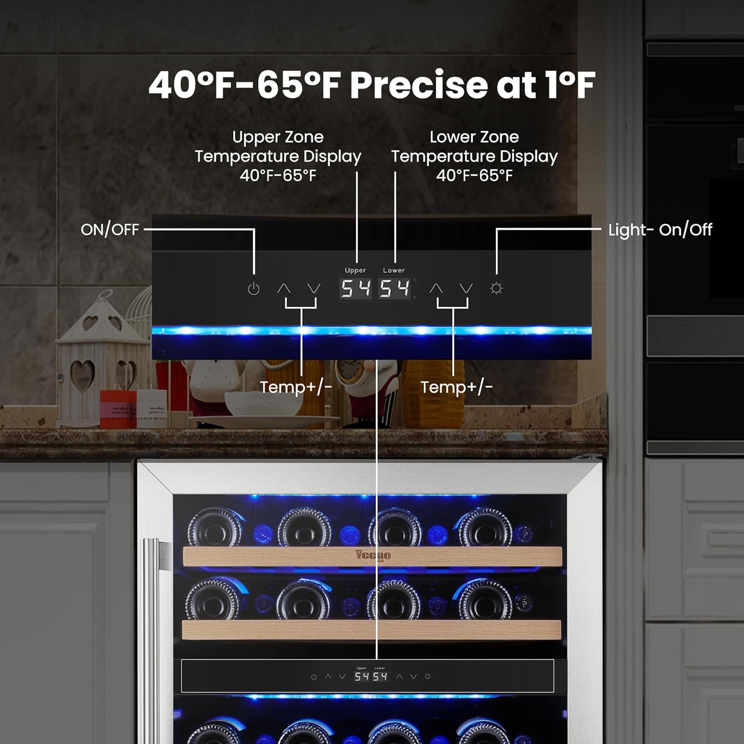 24In Dual Zone Wine Fridge 52  - огляд і ціна Beer Wine Zone
