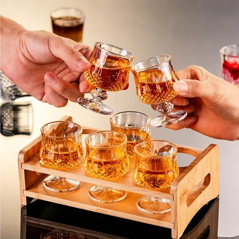 6pcs Shot Glass Wine Set Baiji - огляд і ціна Wine Glass Set Crystal