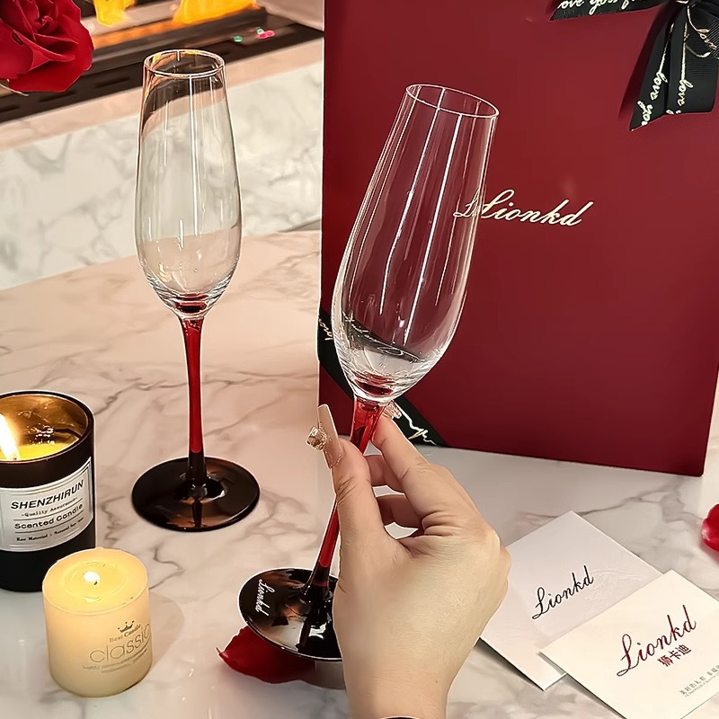 HYS high-end gift champagne cu - огляд і ціна Wine Glass Set Crystal