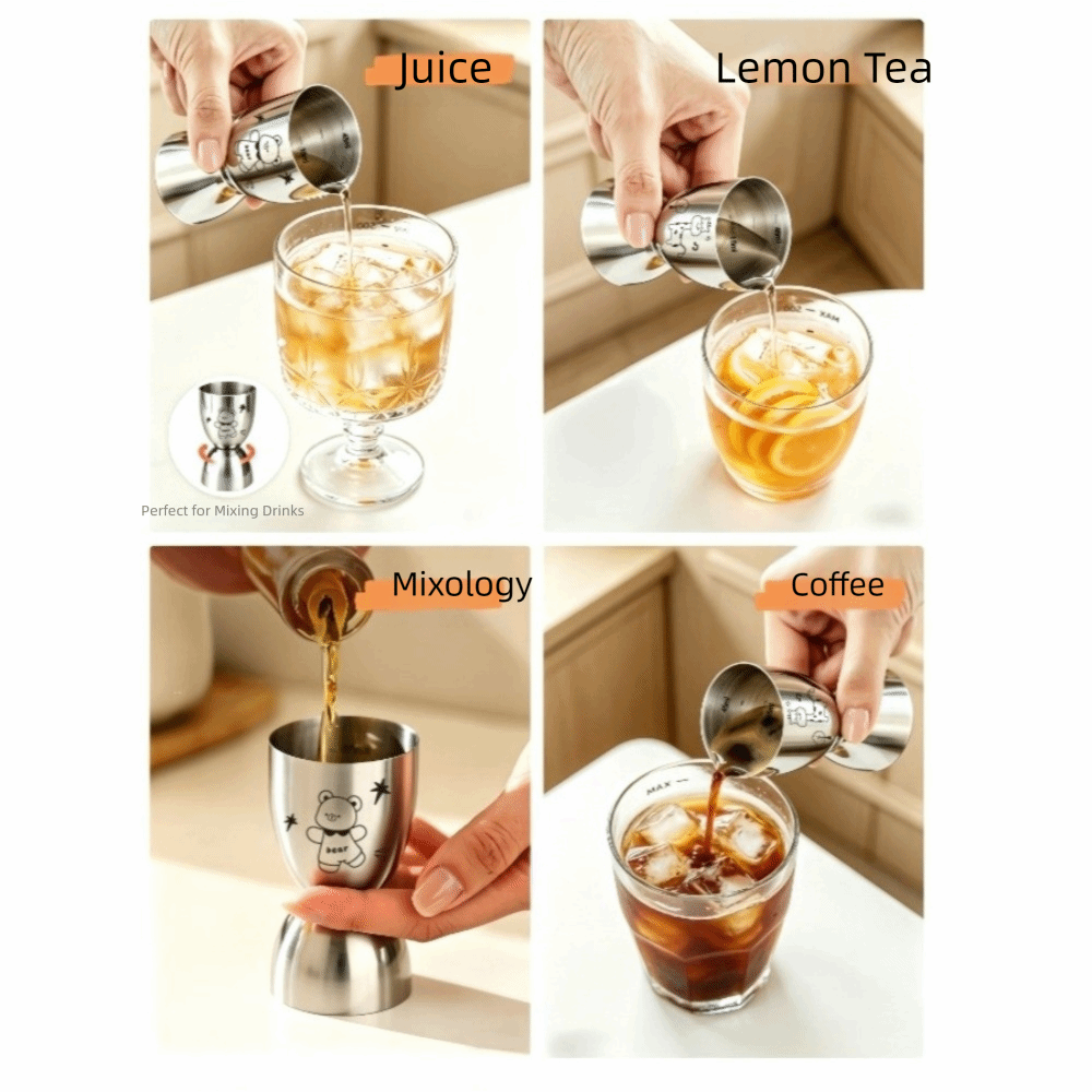 30/60ML Stainless Steel Jigger - огляд і ціна Spirit Measure Jigger