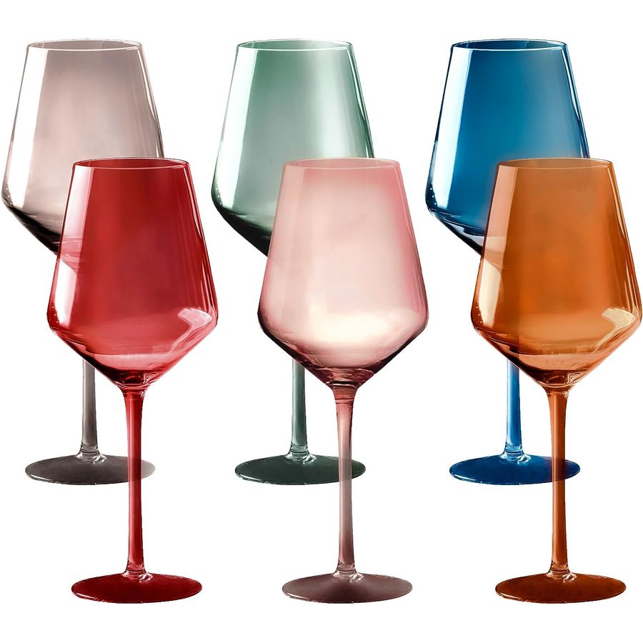 Cordial Glasses Set of 6, 18oz - огляд і ціна Wine Glass Set Crystal