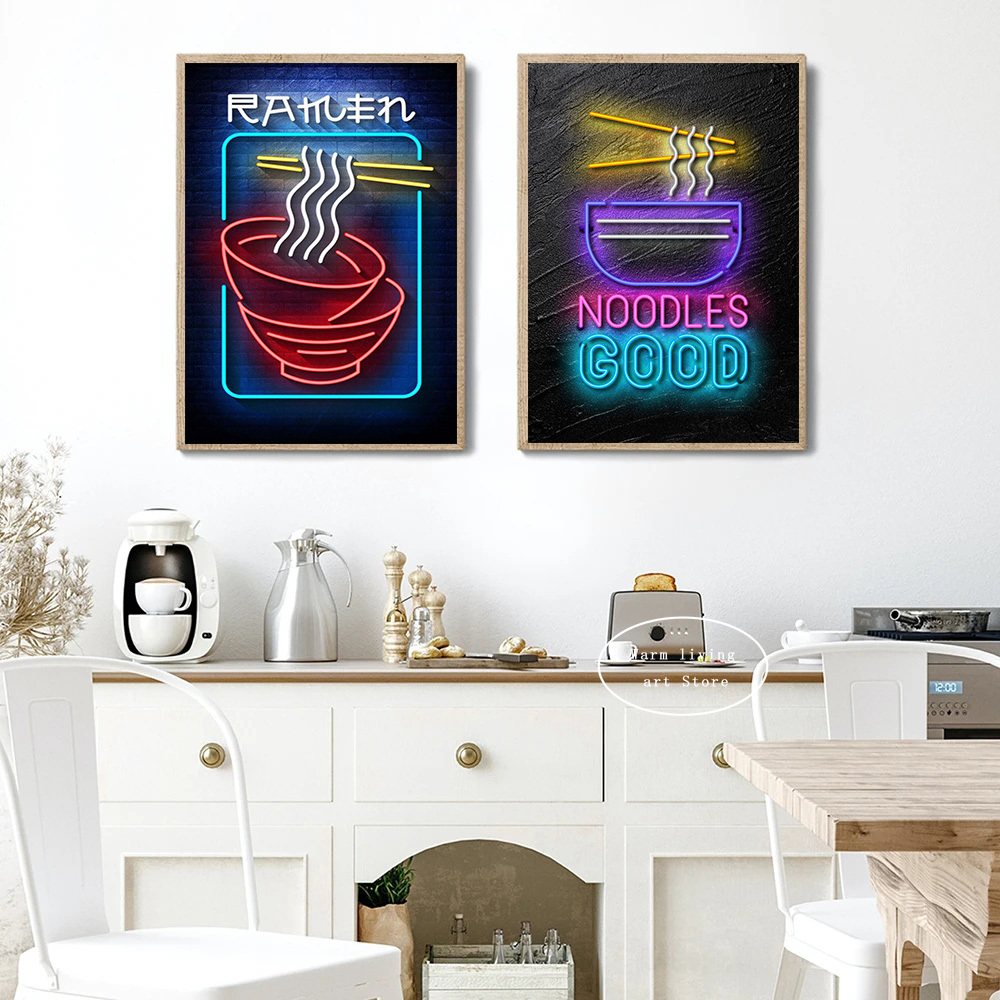 Neon Food Ramen Sushi Pizza Be - огляд і ціна Wine Beer Pizza