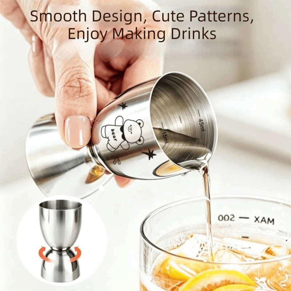 30/60ML Stainless Steel Jigger - огляд і ціна Spirit Measure Jigger