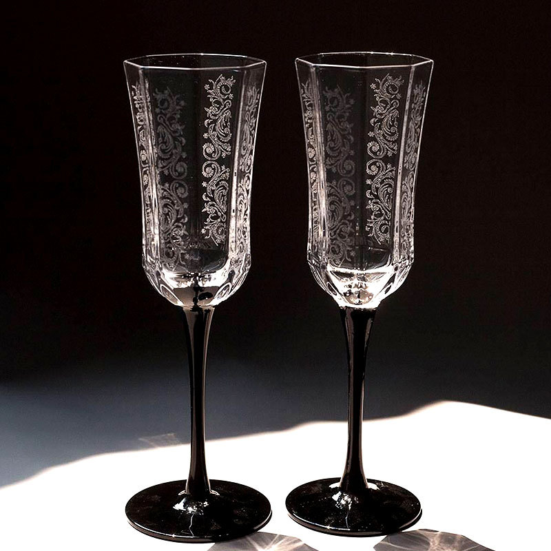 French Vintage Champagne Glass - огляд і ціна Wine Glass Set Crystal
