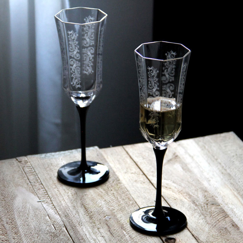 French Vintage Champagne Glass - огляд і ціна Wine Glass Set Crystal