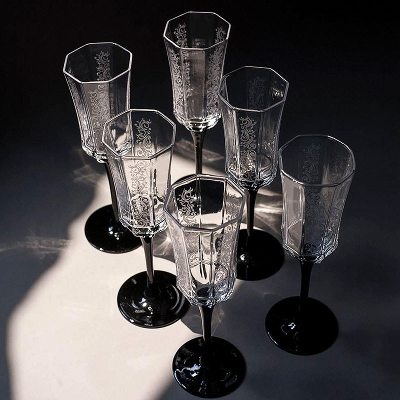 French Vintage Champagne Glass - огляд і ціна Wine Glass Set Crystal