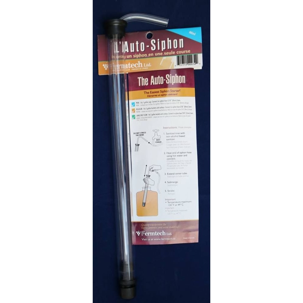 Mini Auto-Siphon - Clear Sipho - огляд і ціна Wine Beer And Mead