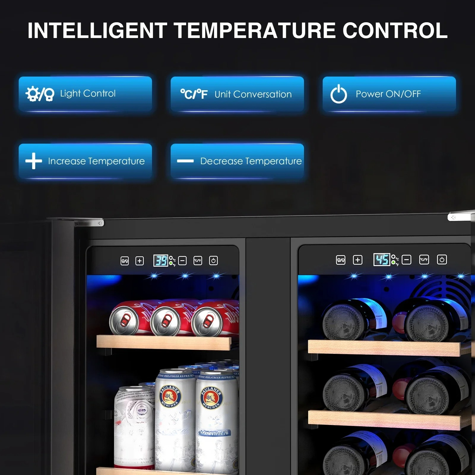Wine and Beverage Refrigerator - огляд і ціна Beer Wine Zone