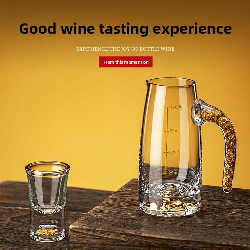 Crystal Glass Gold Foil Mounta - огляд і ціна Wine Glass Set Crystal