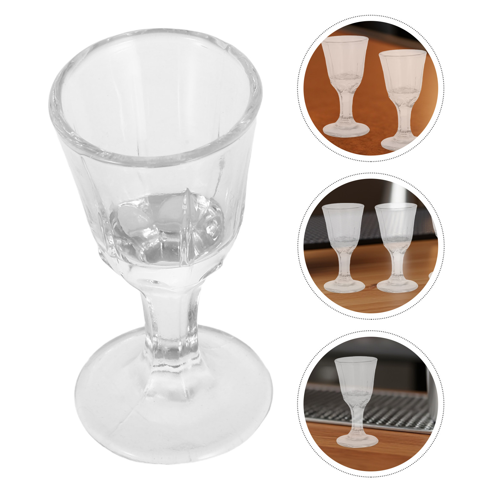 10Pcs Glass Liquor Cup 10Ml Sm - огляд і ціна Wine Beer Spirit