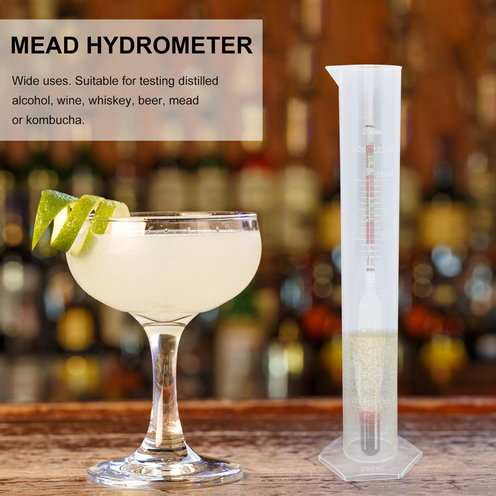 1Set Hydrometer Kit Multi Func - огляд і ціна Wine Beer And Mead