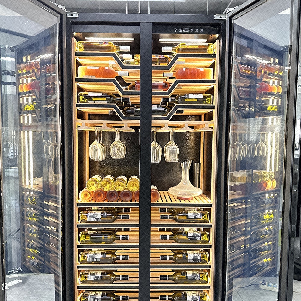 Two Tempered Glass Doors Batte - огляд і ціна Beer Wine Zone