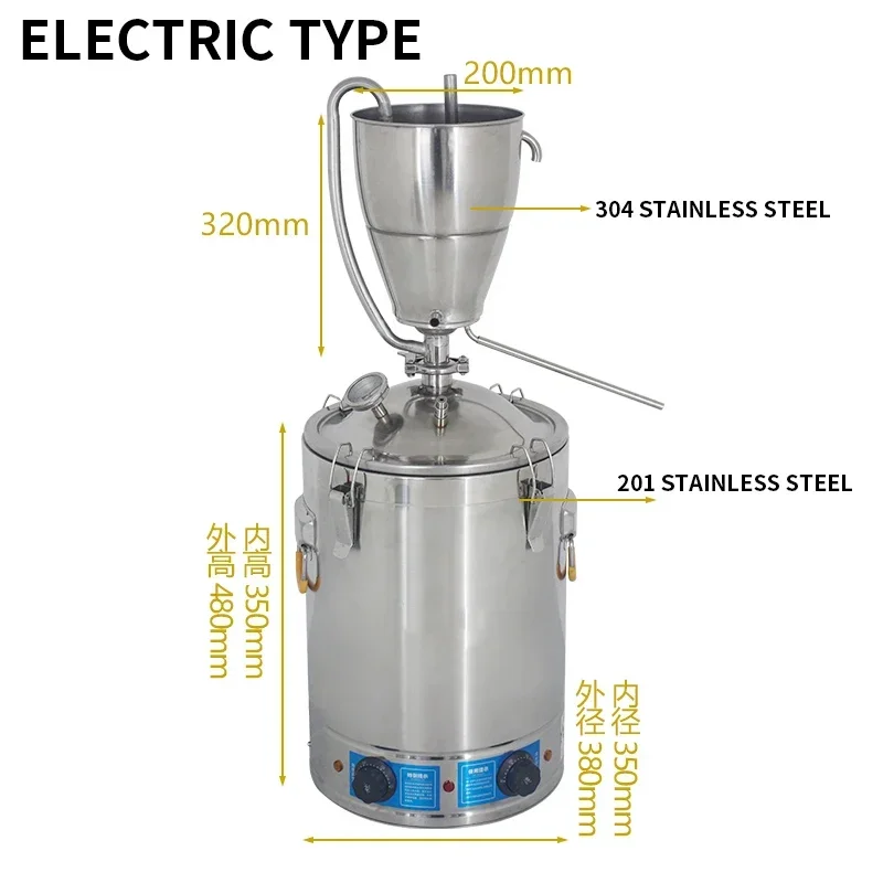 30L Stainless Steel Water Alco - огляд і ціна Wine Beer Spirit